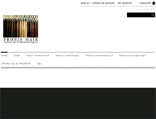 Tablet Screenshot of fronishair.com